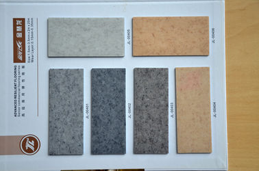 Fire Retardant Waterproof PVC Flooring , Anti Mildew Plastic Floor Covering