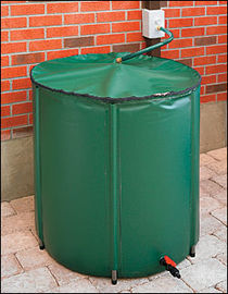 Age Resistant Collapsible Rainwater Tank For Residential And Public