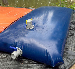 Foldable PVC Flexible Water Tank , Agriculture Irrigation Water Storage Bladder