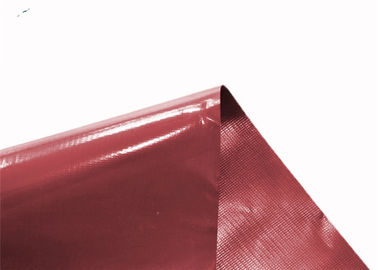 PVC Coated Orange Colour Matte Rain Proof Tarpaulins 500 * 1000 75m Length